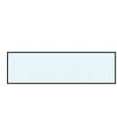 Vitre de four en verre trempé sans trou