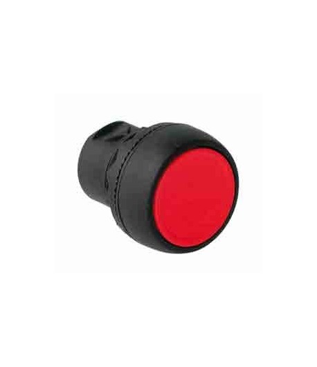 Bouton poussoir non lumineux - noir