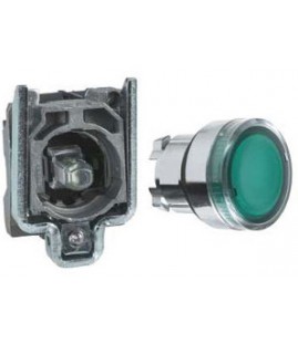 Bouton poussoir à impulsion complet lumineux