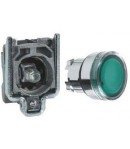 Bouton poussoir à impulsion complet lumineux