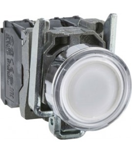 Bouton poussoir complet LED, 5 coloris