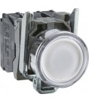 Bouton poussoir complet LED, 5 coloris