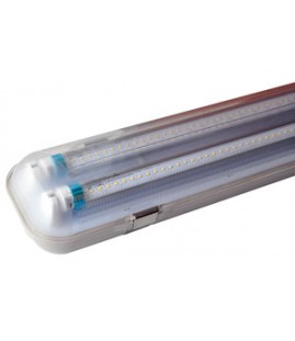 Vasque double pour tubes LED