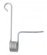 5 spires, ressort GAUCHE à torsion pour racleur de façonneuse adaptable sur JAC -