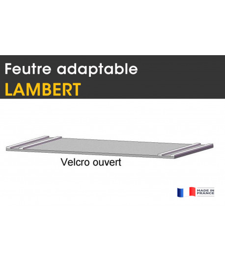 Adapt. LAMBERT , feutre Velcro + 2 pinces