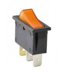 Interrupteur orange à touche basculante pour découpe 30,2 x 11,1 mm