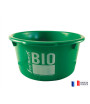 Bac rond 19L vert logo BIO