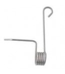 5 spires, ressort DROIT à torsion pour racleur de façonneuse adaptable sur JAC -