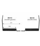 23 spires, modèle droit, ressort à torsion pour couvercle de diviseuse