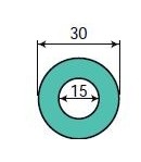 ø extérieur 30 mm, adapt. BONGARD, joint pour appareil à buée