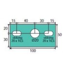 120 x 50 mm, adapt. BONGARD, joint pour appareil à buée