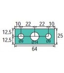 64 x 25 mm, adapt. BONGARD, joint pour appareil à buée