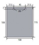 115 x 100 mm, adapt. PAVAILLER, joint pour appareil à buée