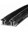 40 x 19mm, bourrelet caoutchouc noir