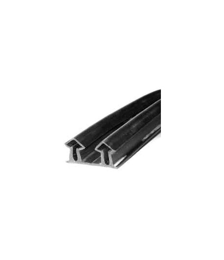 40 x 19mm, bourrelet caoutchouc noir