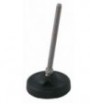 Embrase ø 50 mm, pied anti-vibratoire à rotule -