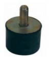 Pied anti-vibr à visser 1 tige filetage M 10
